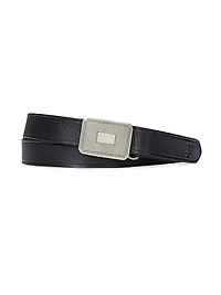 Engine Turn Leather Belt
