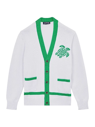 Big Turtle Cotton Cardigan