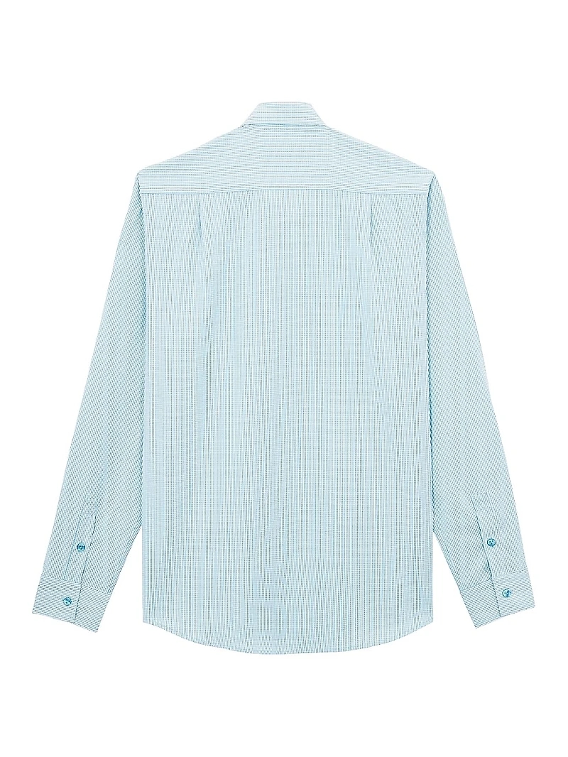 Wool-Blend Button-Front Shirt