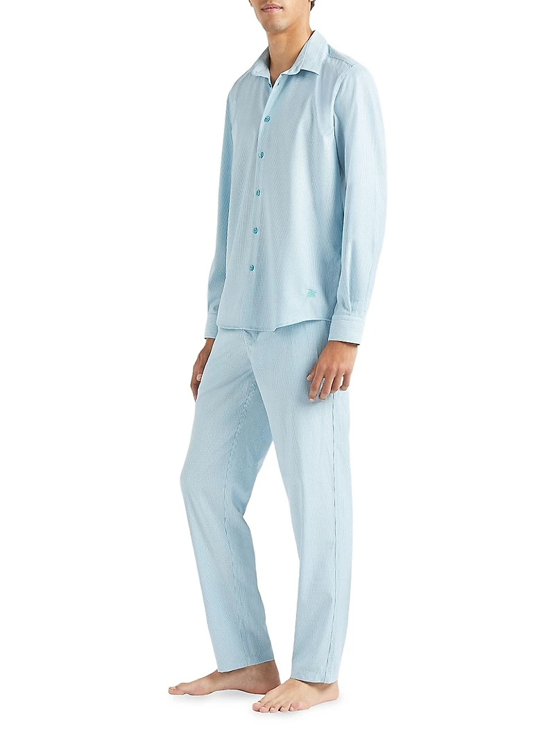 Wool-Blend Button-Front Shirt