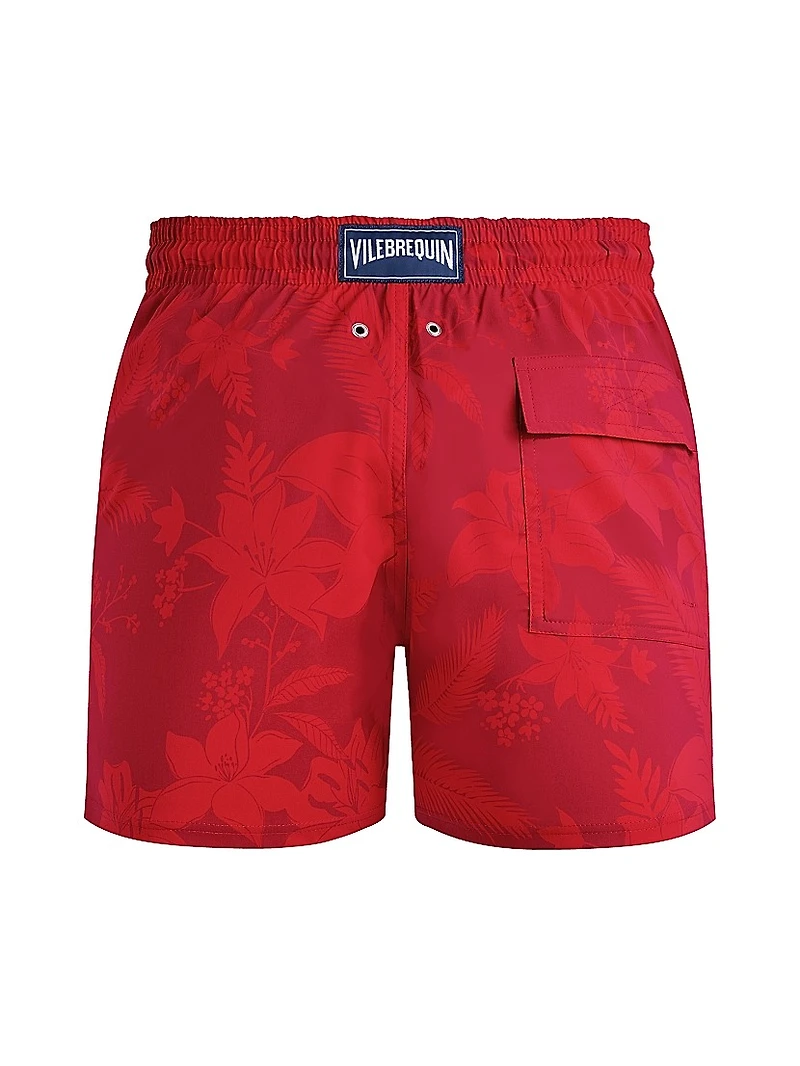 Flower Power Stretch Swim Shorts
