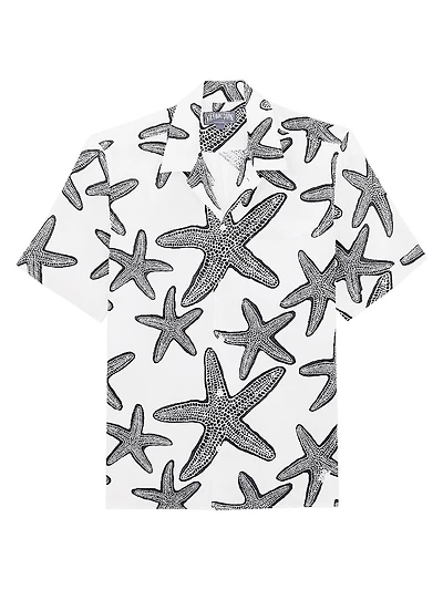 Starlettes Printed Linen Shirt