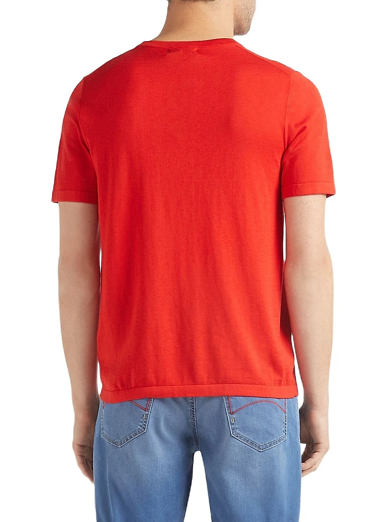 Big Turtle Silk & Cotton T-Shirt