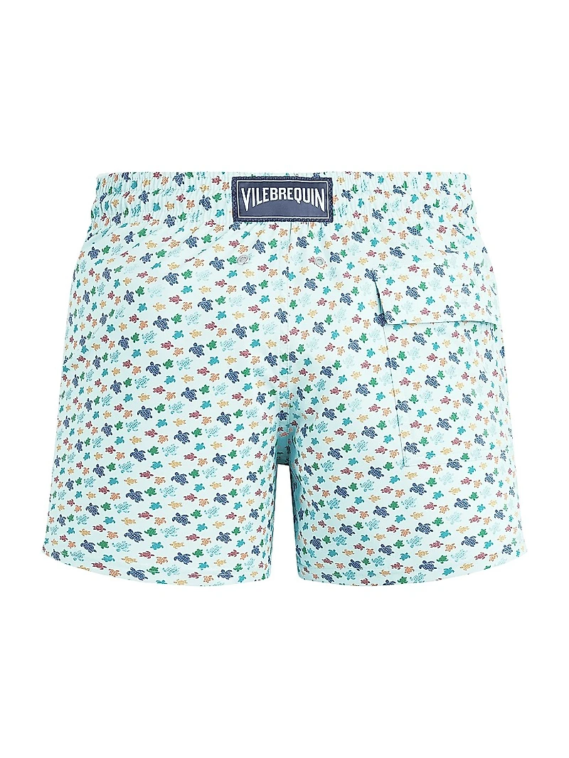 Micro Ronde Des Tortues Rainbow Stretch Swim Shorts