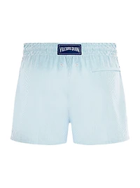 Micro-Striped Swim Shorts