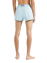 Micro-Striped Swim Shorts