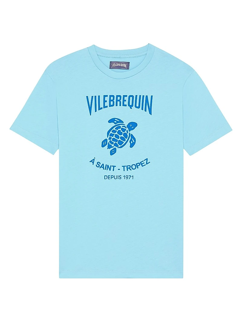 Logo Cotton Jersey Crewneck T-Shirt