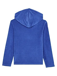 Terry Cotton-Nylon Hoodie