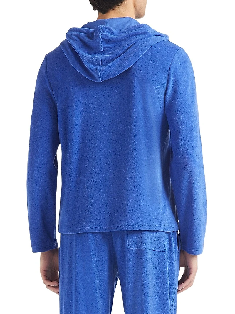 Terry Cotton-Nylon Hoodie