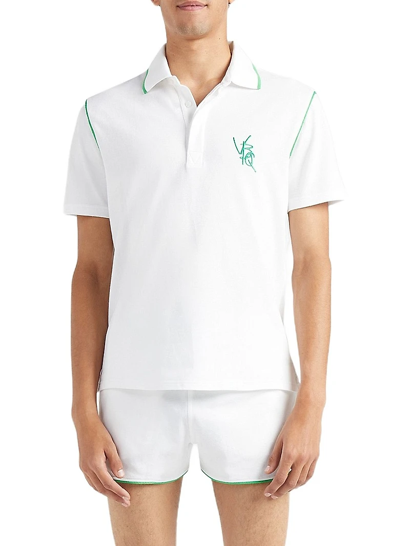 Capsule Vilebrequin Solid Pique Polo Shirt