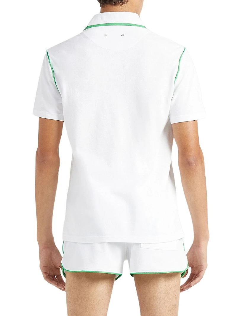 Capsule Vilebrequin Solid Pique Polo Shirt