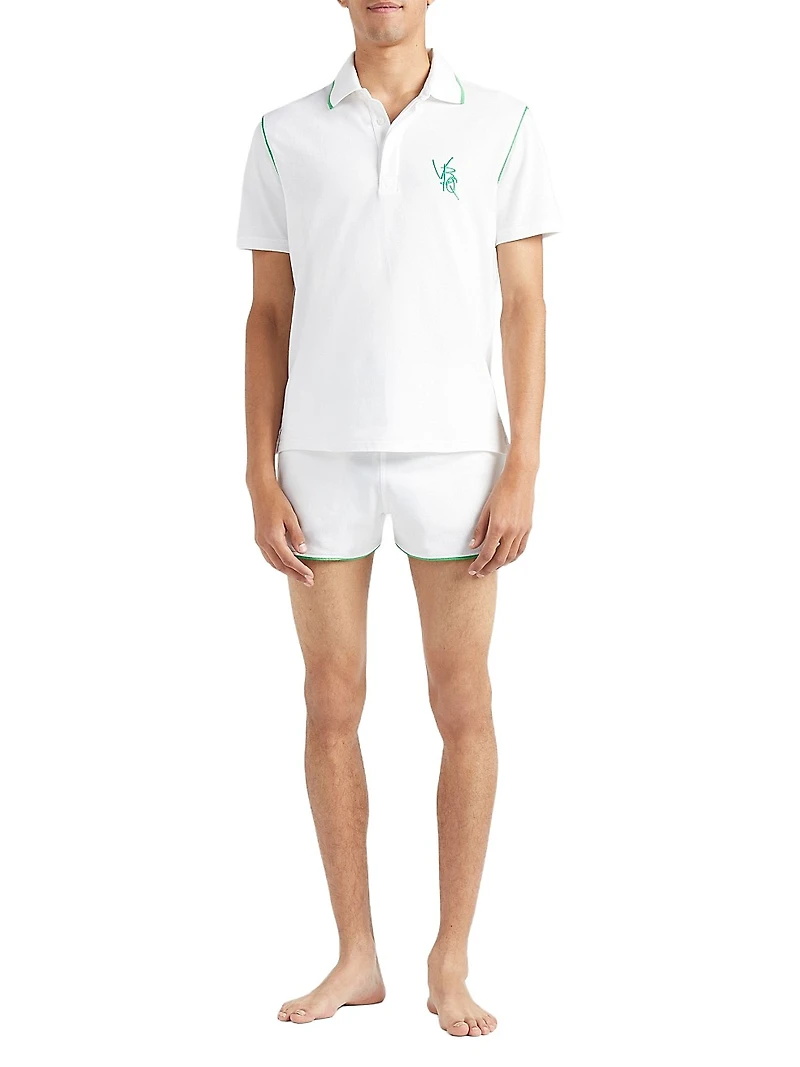 Capsule Vilebrequin Solid Pique Polo Shirt