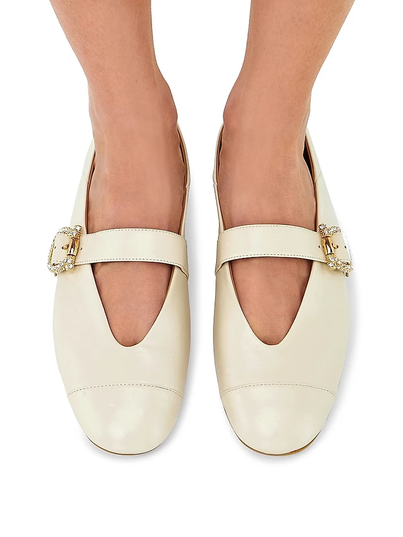 Nena Leather Ballet Flats