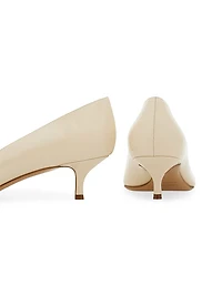 Lara 40MM Gancini Leather Pumps