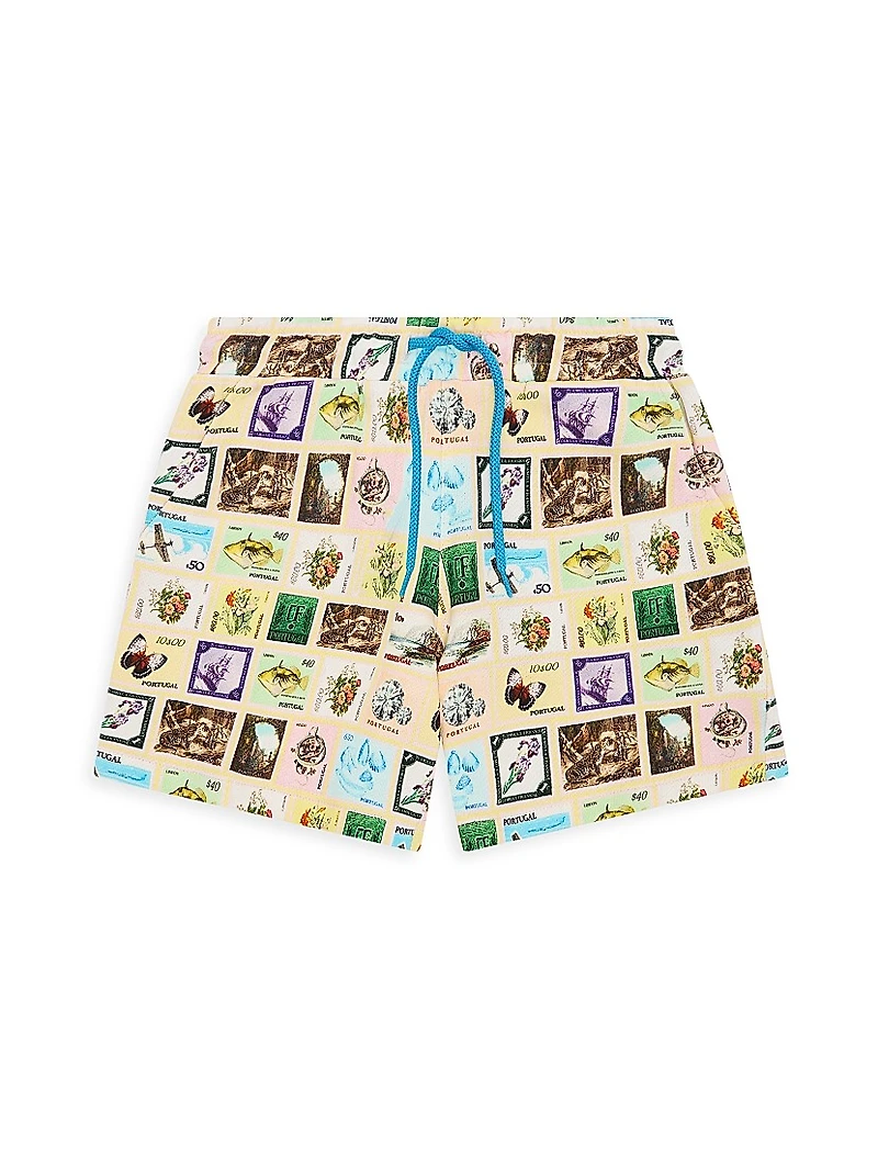 Little Boy's & Printed Swim Shorts