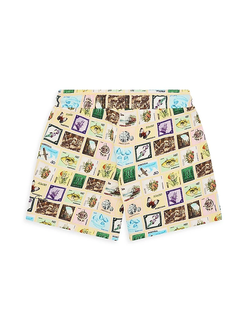 Little Boy's & Printed Swim Shorts