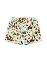 Little Boy's & Printed Swim Shorts