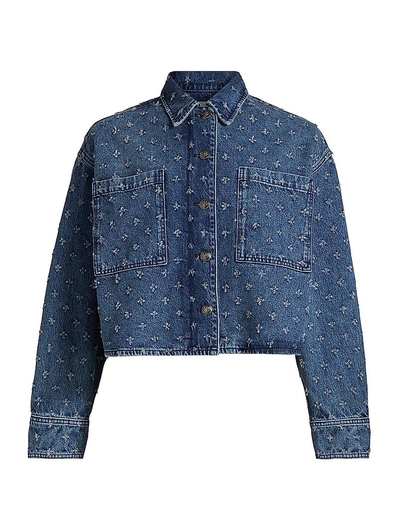 Jaiden Denim Crop Jacket