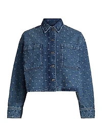 Jaiden Denim Crop Jacket