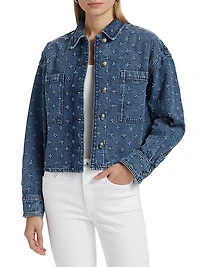 Jaiden Denim Crop Jacket