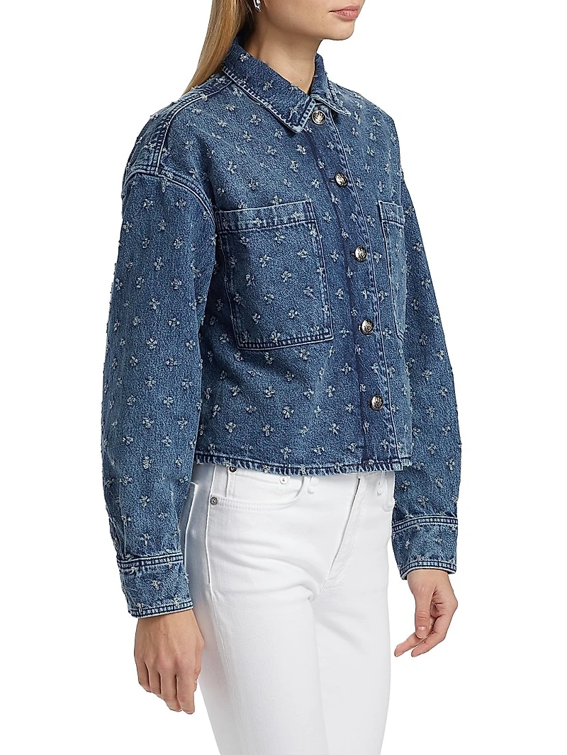Jaiden Denim Crop Jacket