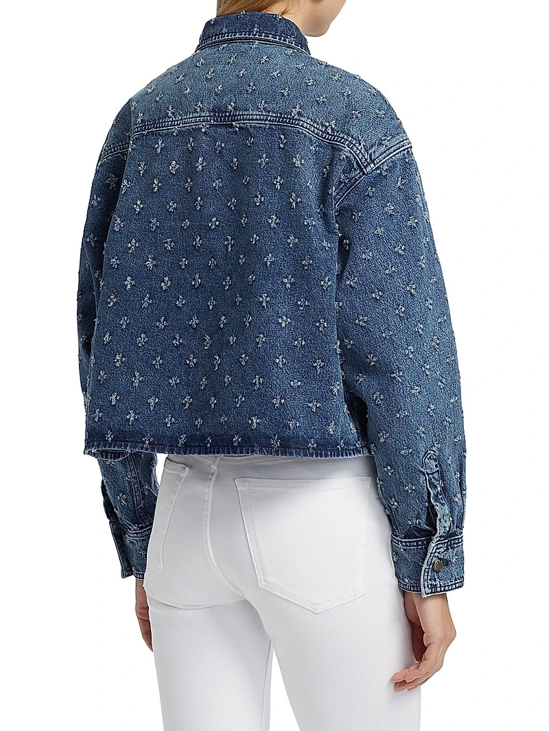 Jaiden Denim Crop Jacket