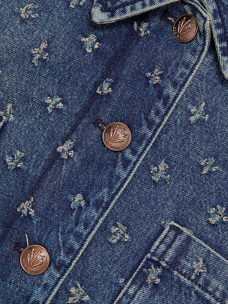 Jaiden Denim Crop Jacket