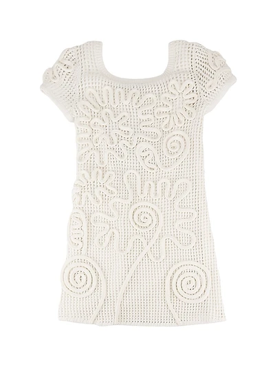 Little Girl's & Girl's Nissa Crochet-Knit Dress