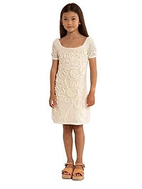 Little Girl's & Girl's Nissa Crochet-Knit Dress
