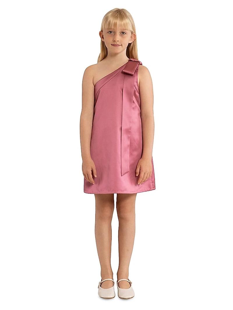 Little Girl's & Nathaly One-Shoulder Dress