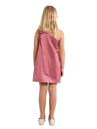 Little Girl's & Nathaly One-Shoulder Dress