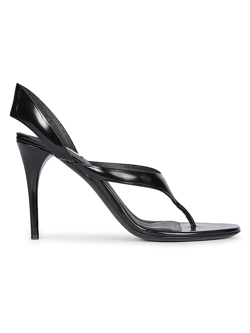 Tong 90MM Leather Sandals