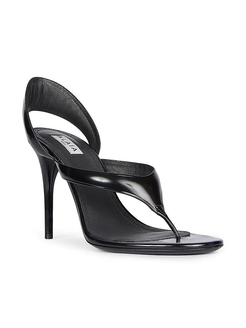 Tong 90MM Leather Sandals