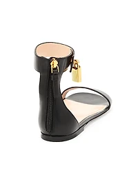 Padlock Leather Sandals