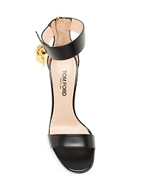 Padlock 105MM Leather Sandals