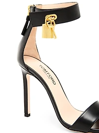 Padlock 105MM Leather Sandals