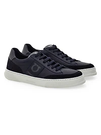 Alaska Leather & Suede Low-Top Sneakers
