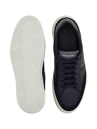 Alaska Leather & Suede Low-Top Sneakers