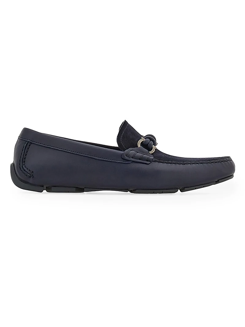 Almeria Leather & Suede Driving Loafers
