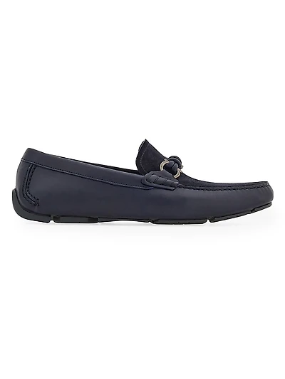 Almeria Leather & Suede Driving Loafers