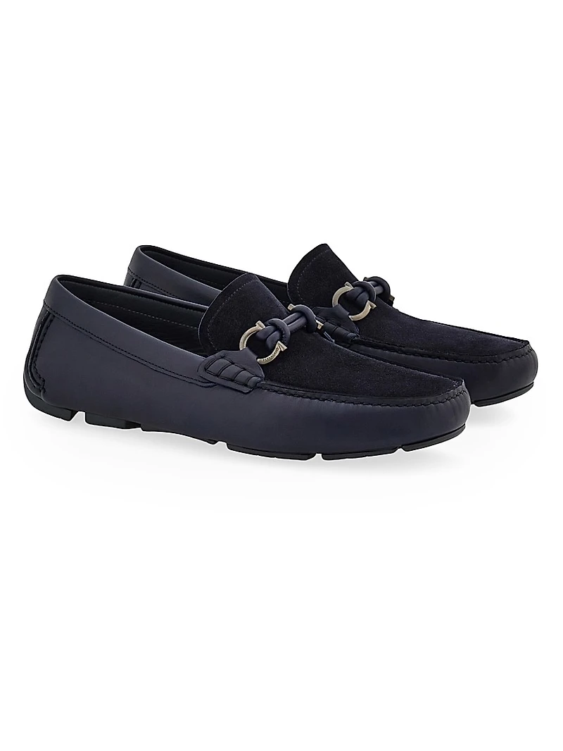 Almeria Leather & Suede Driving Loafers