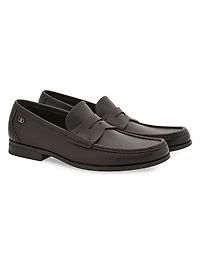 Athen Leather Penny Loafers