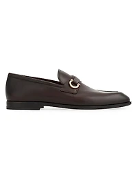 Florio Gancini Leather Loafers