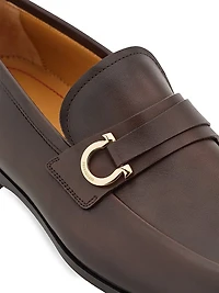 Florio Gancini Leather Loafers