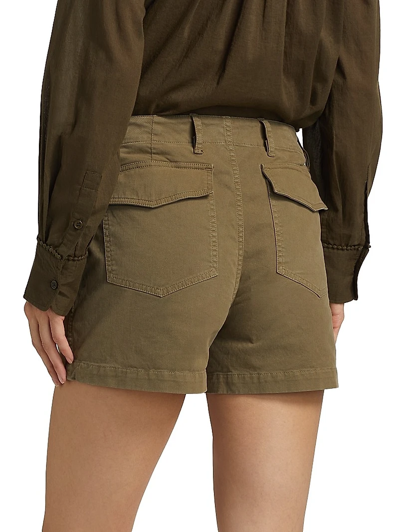 Utility Cotton Cargo Shorts