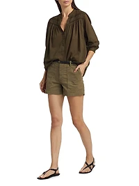 Utility Cotton Cargo Shorts
