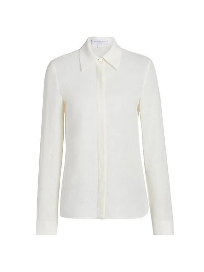 Hansen Linen Button-Front Shirt