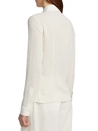 Hansen Linen Button-Front Shirt