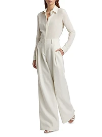 Hansen Linen Button-Front Shirt