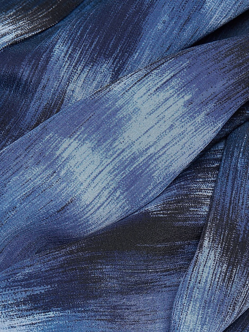 Hansen Floral Silk Button-Front Shirt